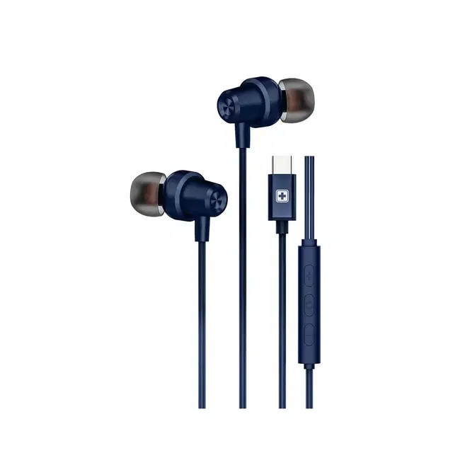 Swiss MillitarySONIX Type C Earphone Blue