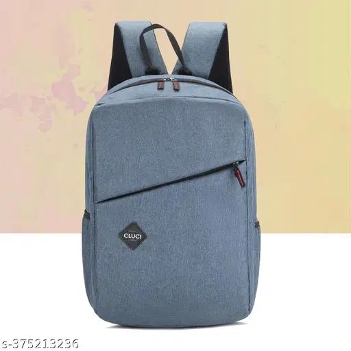 Canvas Backpack Bag, Blue