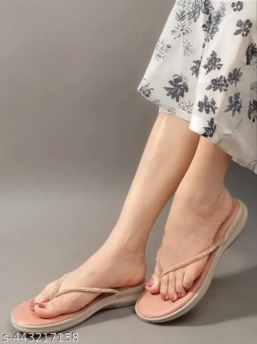 Flats for Women, Peach (4)