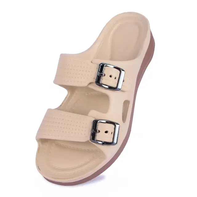 EVA Slippers for Women (Alexa Beige Brown, 38)