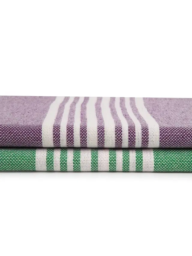 Cotton High Absorbent Bath Towels, Multicolor, Pack of 2