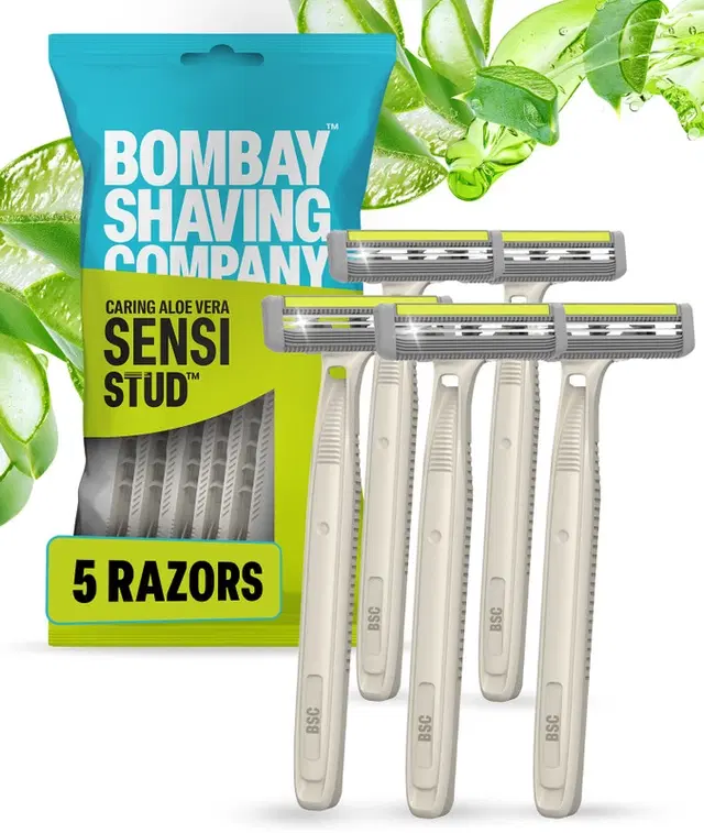 Bombay Shaving Company Flexi Stud Razor, Men Pack Of 5