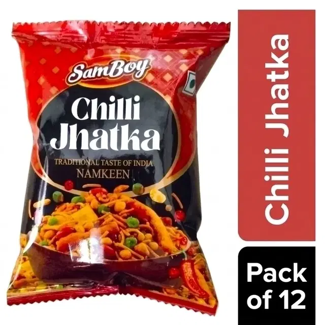 Samboy Chilli Jhatka 12X21 g (Pack of 12)