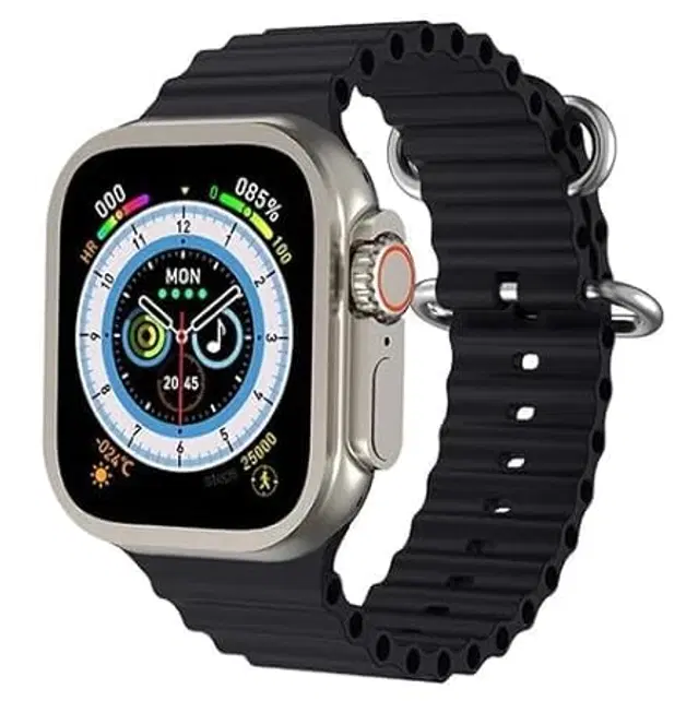 T800 Smartwatch for Men & Women, Black