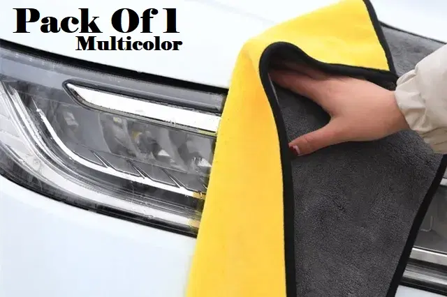 Microfiber Thick Lint & Streak-Free Multipurpose Cleaning Clothes, Multicolor, Pack of 1