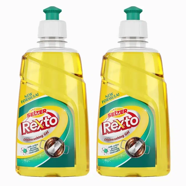 Selzer Rexto Dishwash Gel 2X500 ml (Pack of 2)