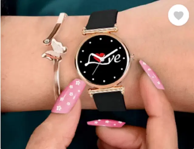 Leather Strap Analog Watch for Women & Girls (Multicolor)