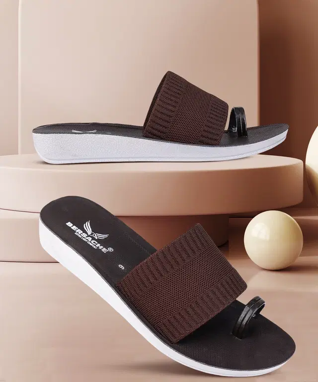 Flats for Women (Brown, 4)