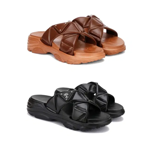 Sliders for Women, Set of 2 (Multicolor, 6)