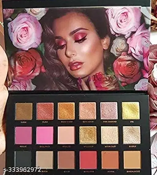 KAYI ROSE GOLD REMASTERED Edition Eyeshadow Palette 18 Color Shimmer and Matte Eyeshadow Palette 18 g (Rose Gold Edition)