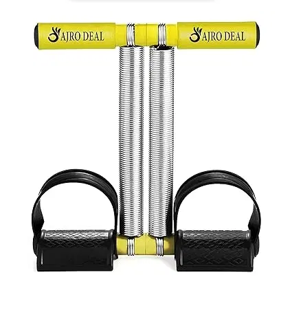  Double Spring Tummy Trimmer ,(Yellow )