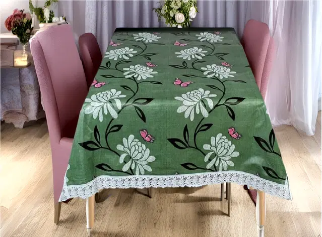 PVC Table Cover, Multicolor, 40x60 Inches