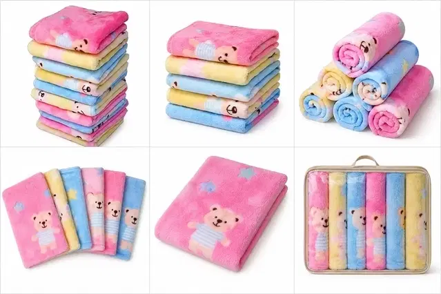 Womens Handkerchiefs Cotton Mulitcolour(Free Size) Pack of 6