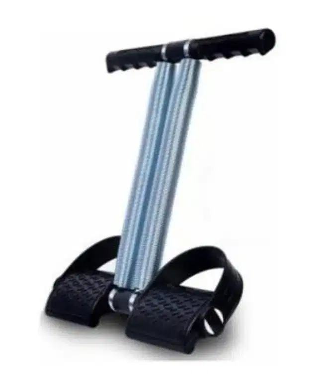 Dual Spring Sit Up Pull Rope Tummy Trimmer, Multicolor