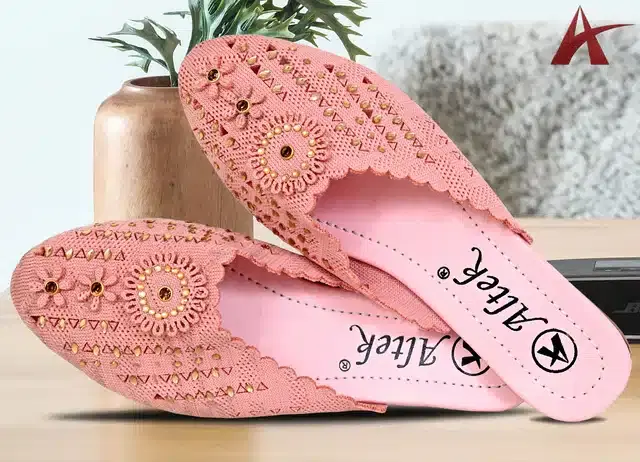 Mules for Women (Pink, 3)