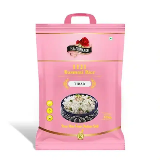 Red Rose 1121 Tibar Basmati Rice 10 Kg