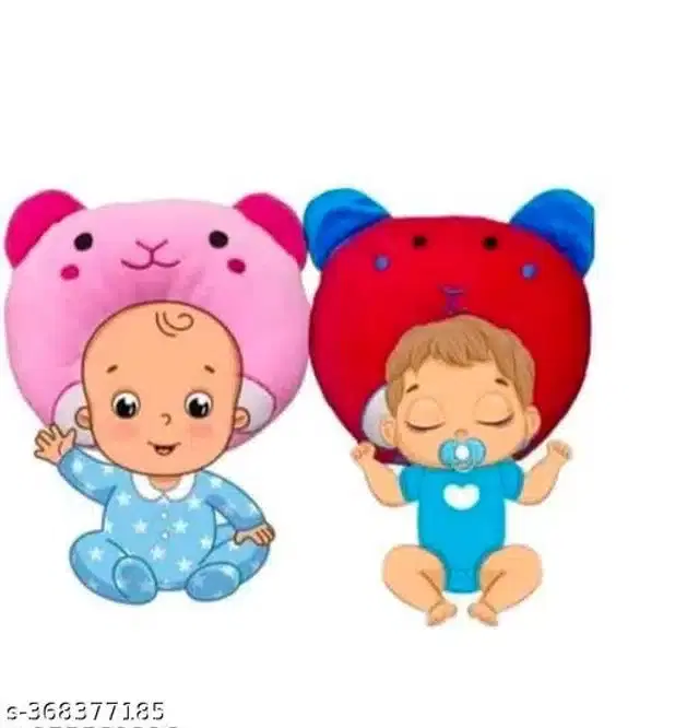 Pillow for Baby, Pink & Red, Pack of 2