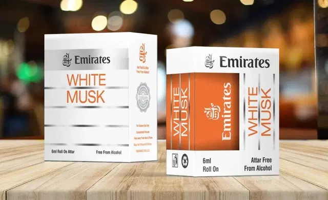Emirates Whit Musk Alcohol Free Roll On Ittar for Men & Women, 6 ml