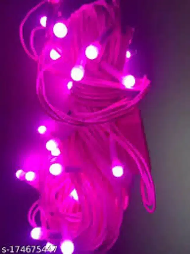 LED String Lights, Pink, 15 m