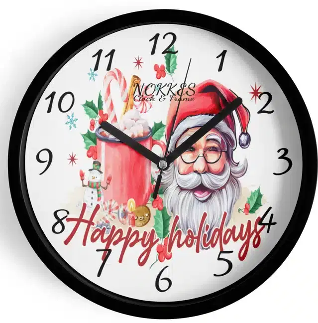 Christmas Analog Watch for Home, Multicolor, 7 Inches