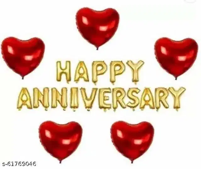 Anniversary Party Decoration Kit, Multicolor, Set of 21