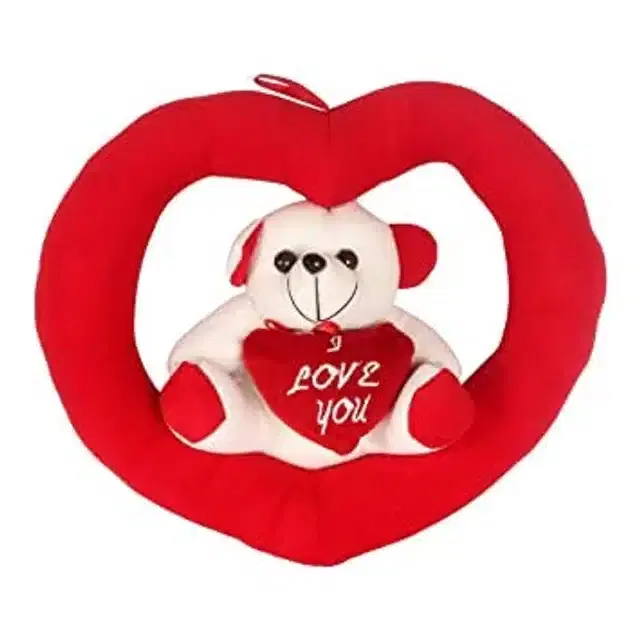 Heart Shape Teddy Bear, Red