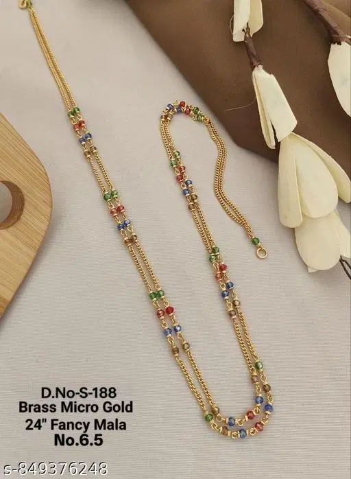 Elegant Necklace for Women (Gold, Free Size)