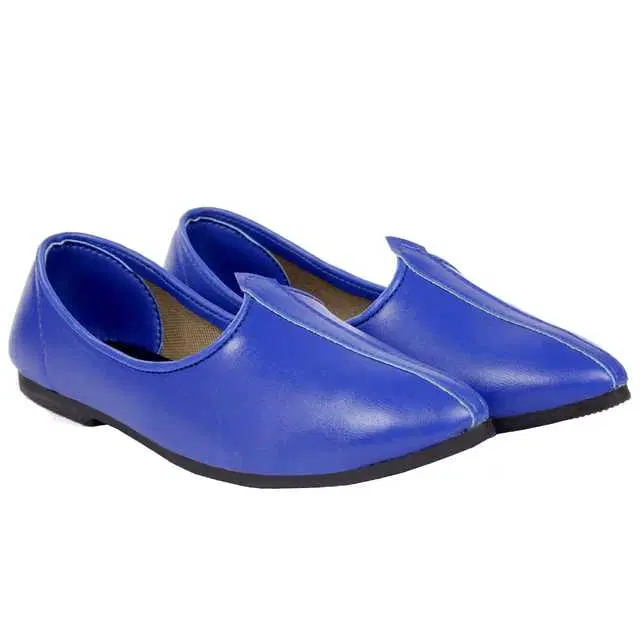 Vitoria Stylish Jutti For Men And Boys (Blue, 5) (V-173)