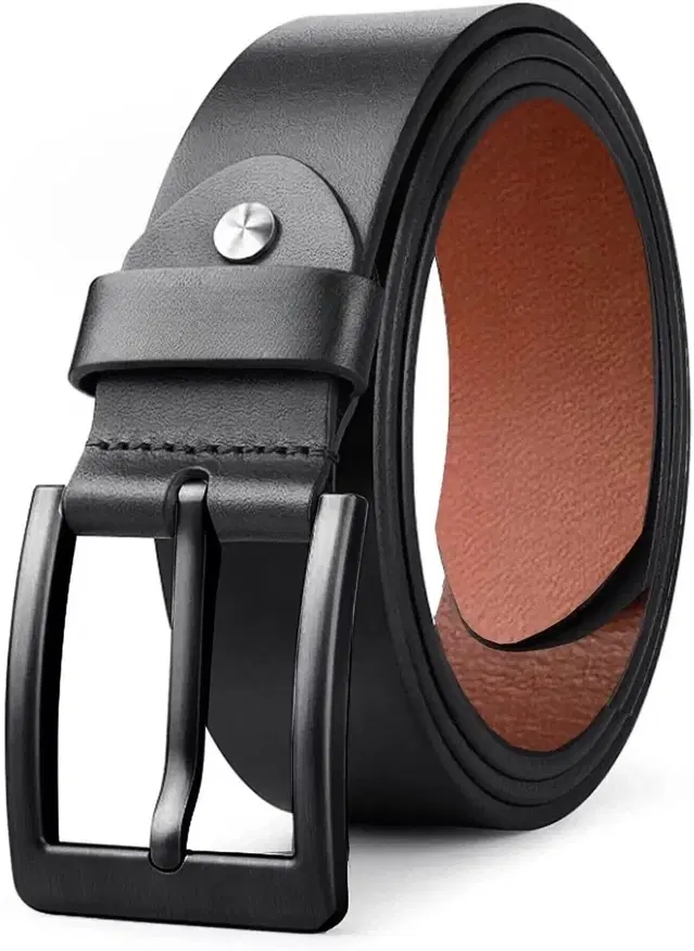 Synthetic Belt for Men (Black, 32)