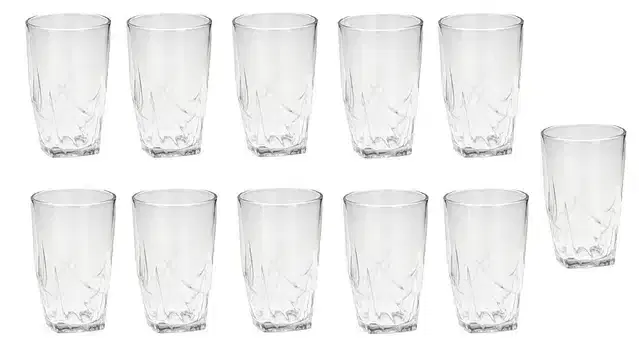 Liquor cum Cocktail Glasses, Transparent, 150 ml, Pack of 11