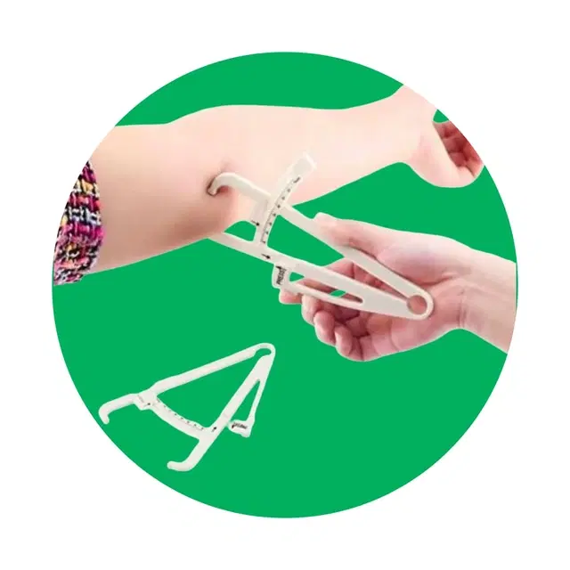 Lightweight Eco-Friendly Body Fat Measuring Caliper, Multicolor, Pack of 1