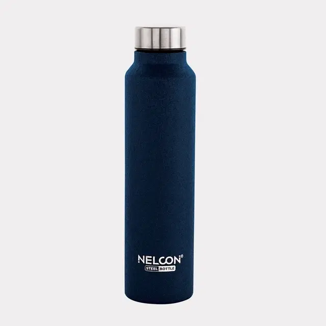 NELCON Stainless Steel Water Bottle, 1000 ml, Blue
