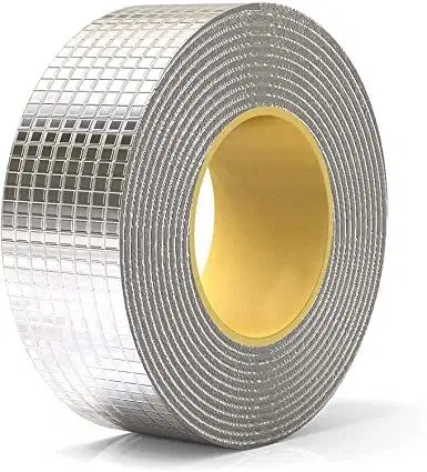 Aluminium Single Sided Self Adhesive Tape, Silver, 5 m