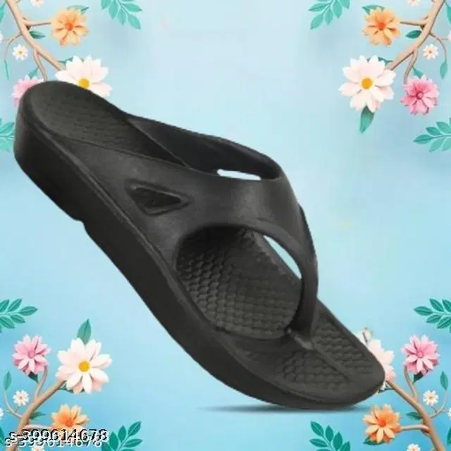Flipflops for Women (Black, 5)