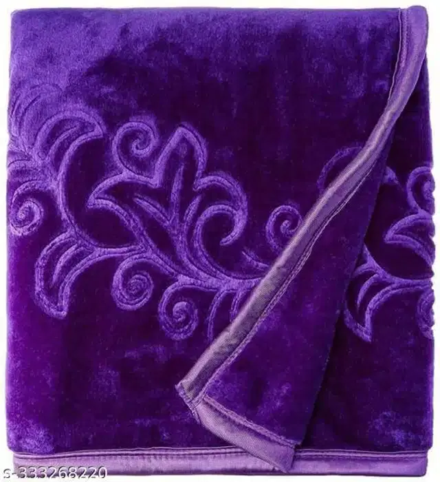 Microfiber Double Bed Blanket, Multicolor