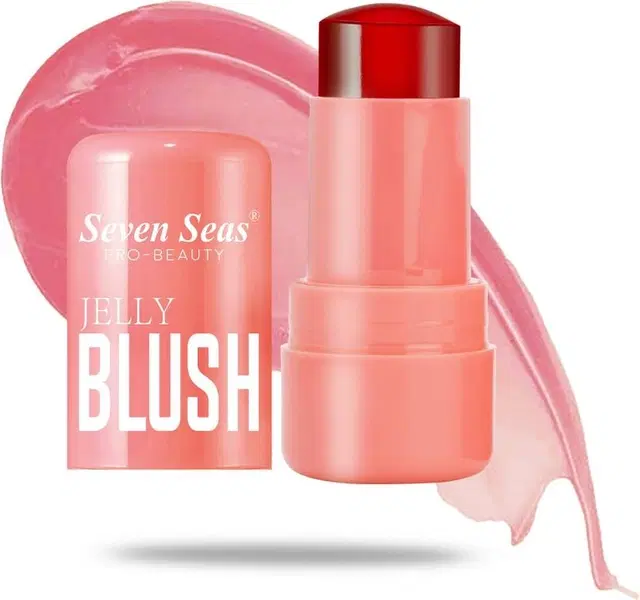 Seven Seas Jelly Blush Tint Jelly Stick, Poppy Pink, 5g, Pack Of 1
