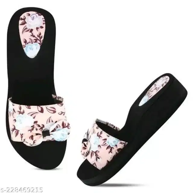 Sliders for Women (Pink & Black, 3)