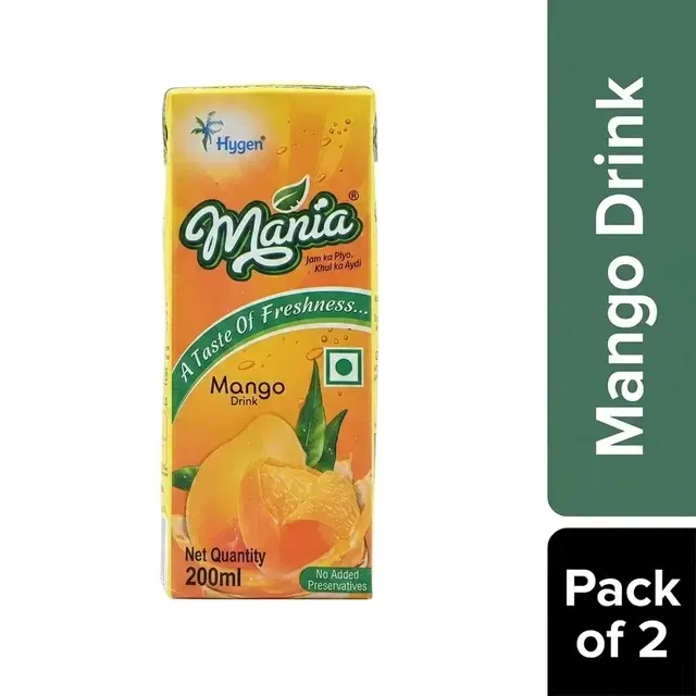 Mania Mango Tetra 2X200 ml (Pack of 2)