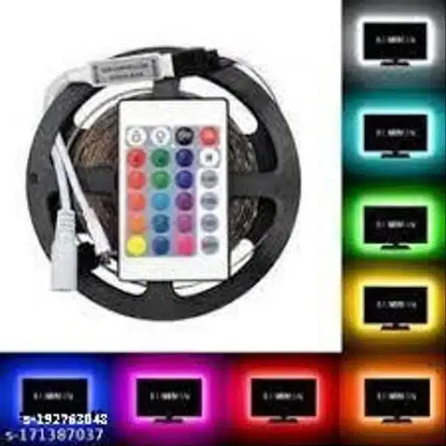 Remote Control LED Strip Lights, Multicolor, 4 m