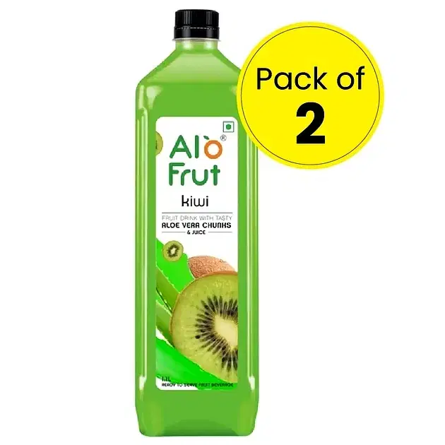 Alo Frut Kiwi juice 2X1100 ml (Pack Of 2)