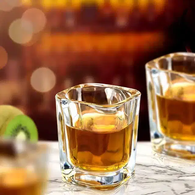 Liquor cum Cocktail Glass, Transparent, 65 ml