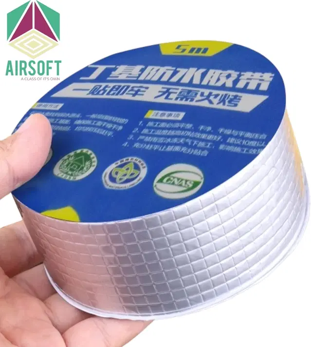 Aluminium Single Sided Self Adhesive Tape, Silver, 5 m