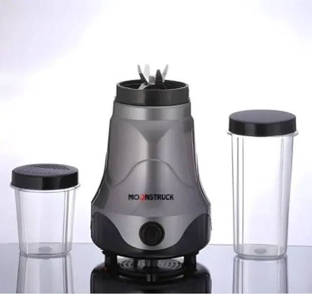 Moonstruck By Suprimo 650 Watt Nutri Juicer Mixer Grinder 2 Jar Nutri 650 Juicer Mixer Grinder, 2 Jars, Grey