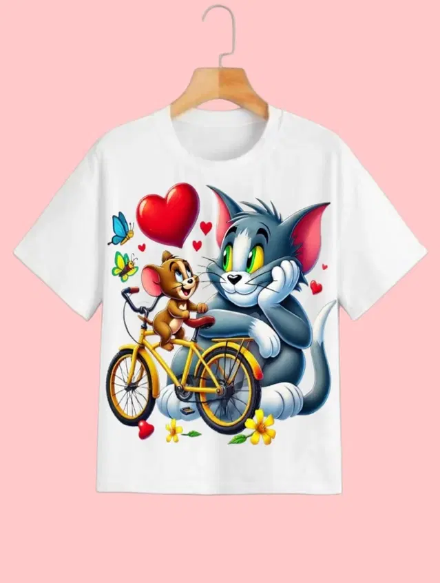 Polyester Printed T-Shirt for Kids