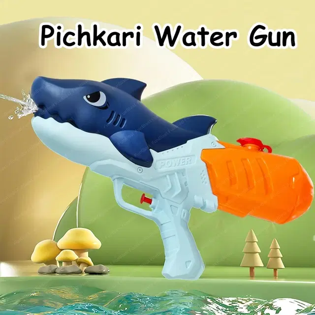 Powerful Shark Pichkari 500 ml (Pack of 1) Multicolor