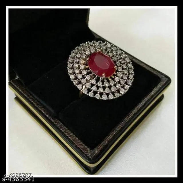 Alloy Ring for Women (Multicolor)