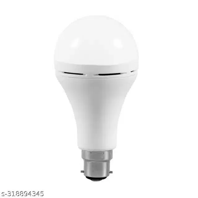 Plastic Rechargeable LED Blub, White, 12 W