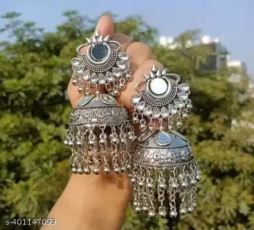 Womens Earrings & Studs Silver Alloy(Free Size)