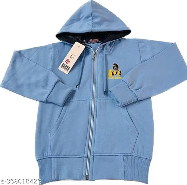 Woolen Jacket for Boys (Sky Blue, 4-5 Years)
