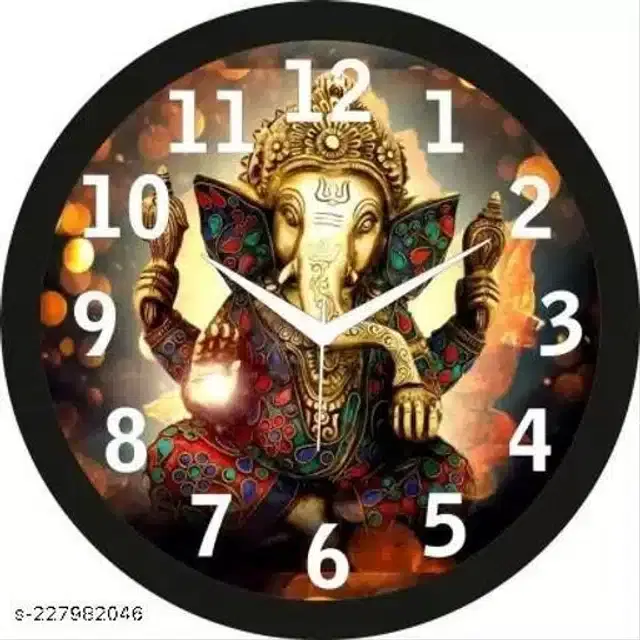 Designer Analog Wall Clock, Multicolor